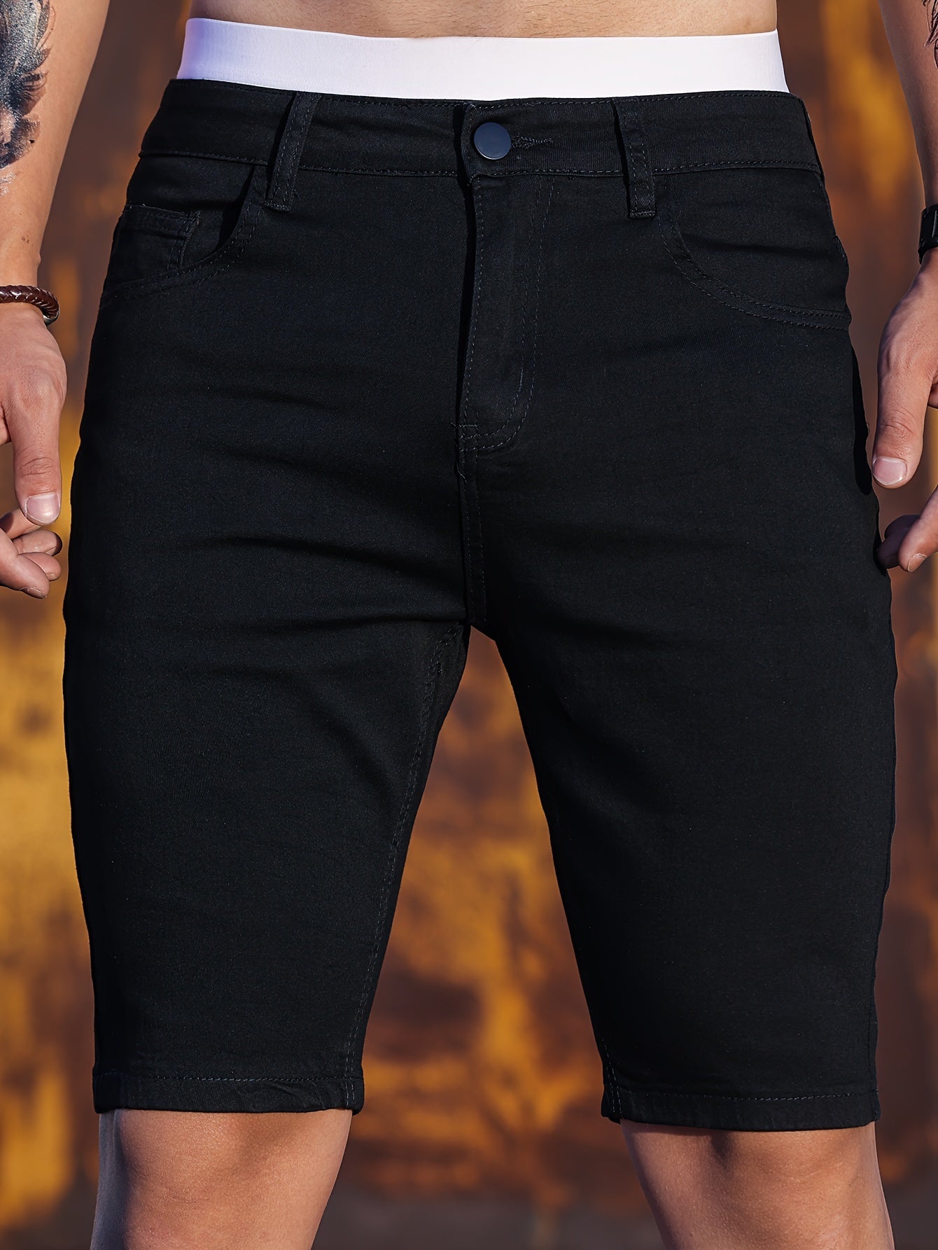 Herren Jeans Shorts im Skinny Fit – Modische Freizeit-Basics für den Sommer
