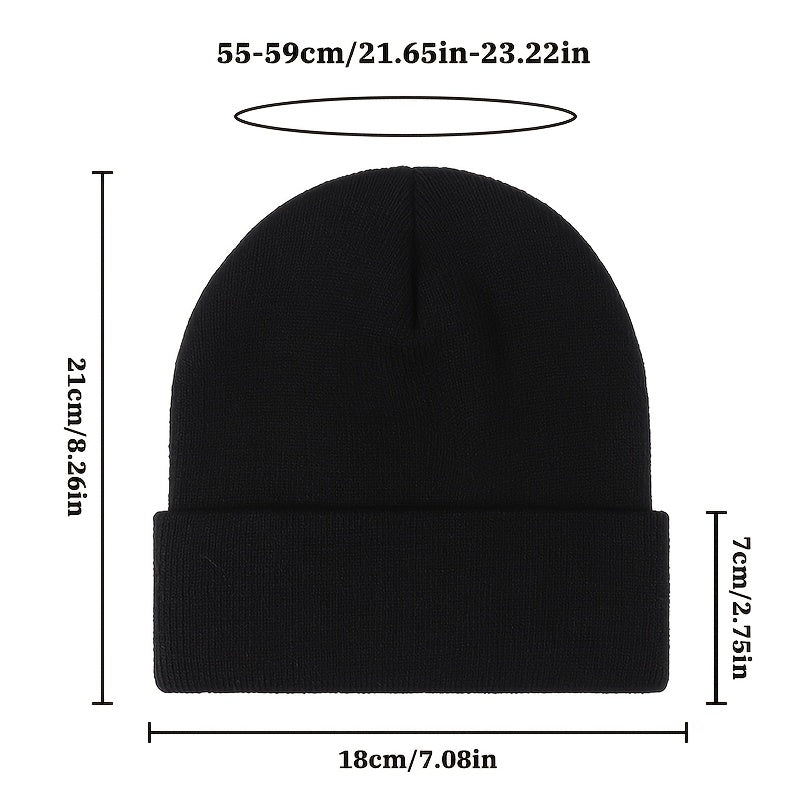 Unisex Beanie Mütze Strickmütze gerippt in verschiedenen Farben