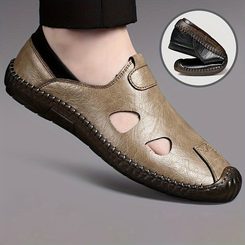 Herren Bequeme Sommer-Slipper mit Cut-Outs für Alltag & Freizeit