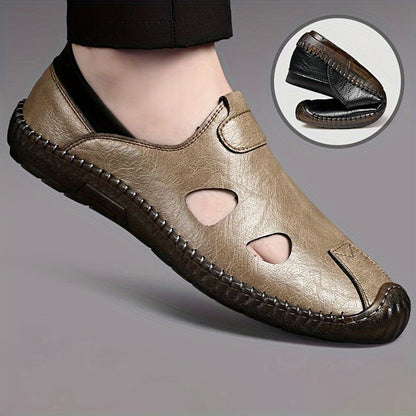 Herren Bequeme Sommer-Slipper mit Cut-Outs für Alltag & Freizeit