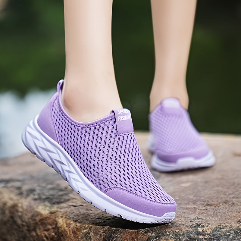 Damen Slip-On Sneaker für Alltag & Freizeit – Atmungsaktive Sportschuhe, Komfort & Stil