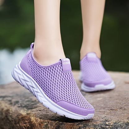 Damen Slip-On Sneaker für Alltag & Freizeit – Atmungsaktive Sportschuhe, Komfort & Stil