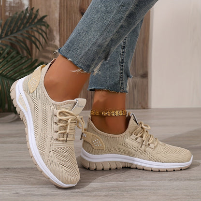 Damen Komfort-Sneaker für Freizeit & Sport – Atmungsaktive Low-Top Schuhe