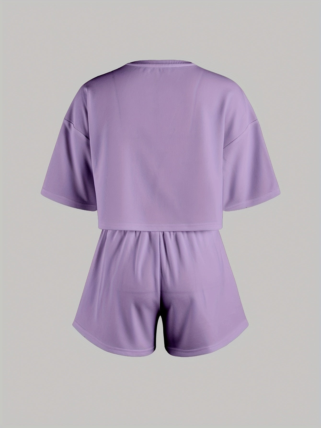 Damen Pyjama-Set mit blauen Herz-Prints – Loungewear im modernen Stil für Zuhause