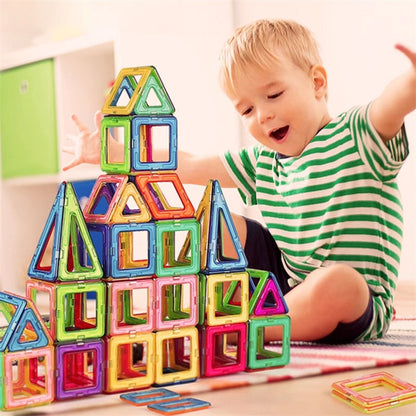 Magnetische Konstruktionsspielzeug Bausteine für Kinder – Lernspielzeug Set, Kreatives Baukasten Pädagogisches Spielzeug