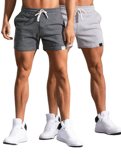 Herren Freizeit Fitness Shorts – Bequeme Sport- und Freizeithose mit Kordelzug, Modernes Design