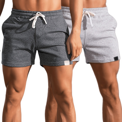 Herren Freizeit Fitness Shorts – Bequeme Sport- und Freizeithose mit Kordelzug, Modernes Design
