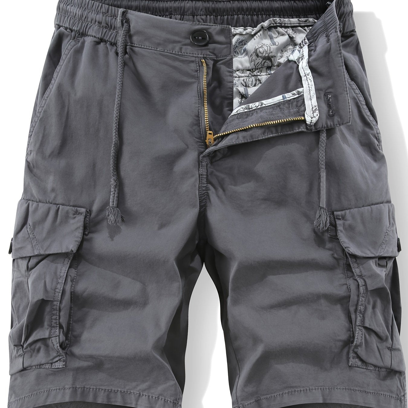 Herren Cargo Shorts mit Taschen und Kordelzug – Funktional & Lässig für Outdoor und Freizeit