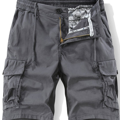 Herren Cargo Shorts mit Taschen und Kordelzug – Funktional & Lässig für Outdoor und Freizeit