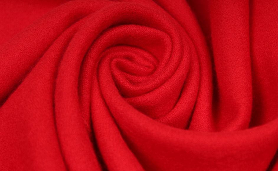 Roter Schal für Herren, weiches Material
