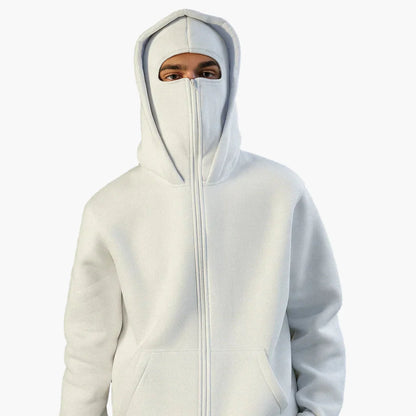 Herren Streetwear Hoodie mit integrierter Sturmhaube – Urban Style für Alltag und Outdoor