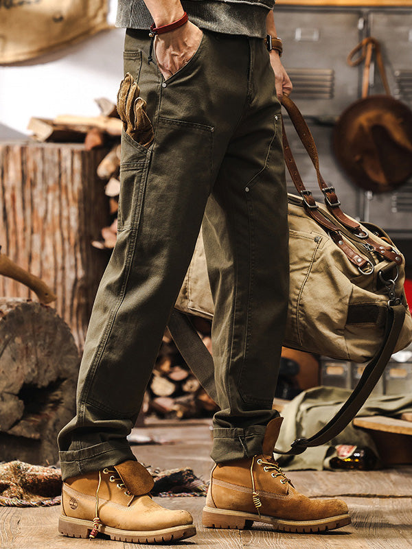 Herren-Freizeithose im robusten Workwear-Stil