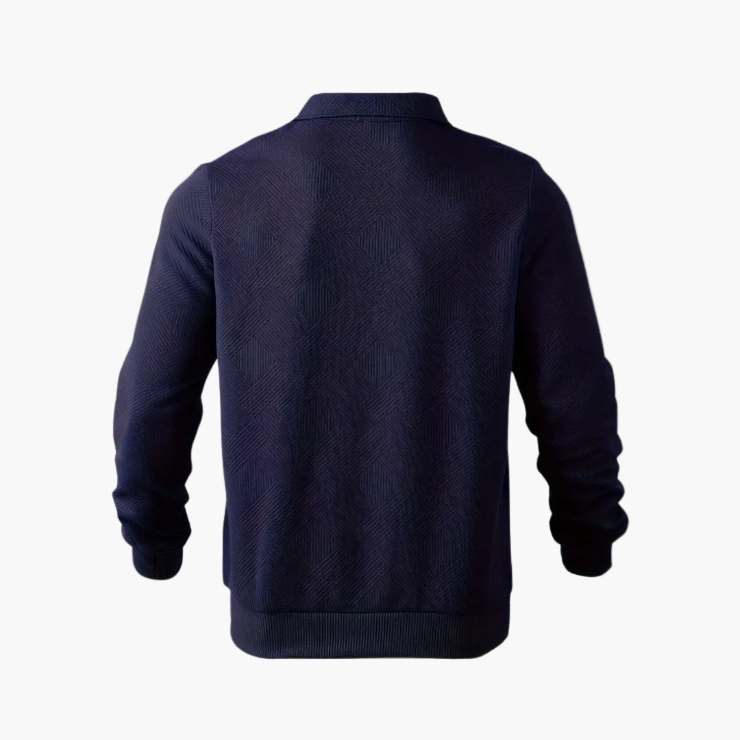 Herren Halbzip Strickpullover mit Kragen – Stilvoller Freizeit- & Business-Sweater