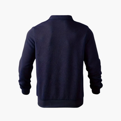 Herren Halbzip Strickpullover mit Kragen – Stilvoller Freizeit- & Business-Sweater