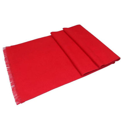 Roter Schal für Herren, weiches Material