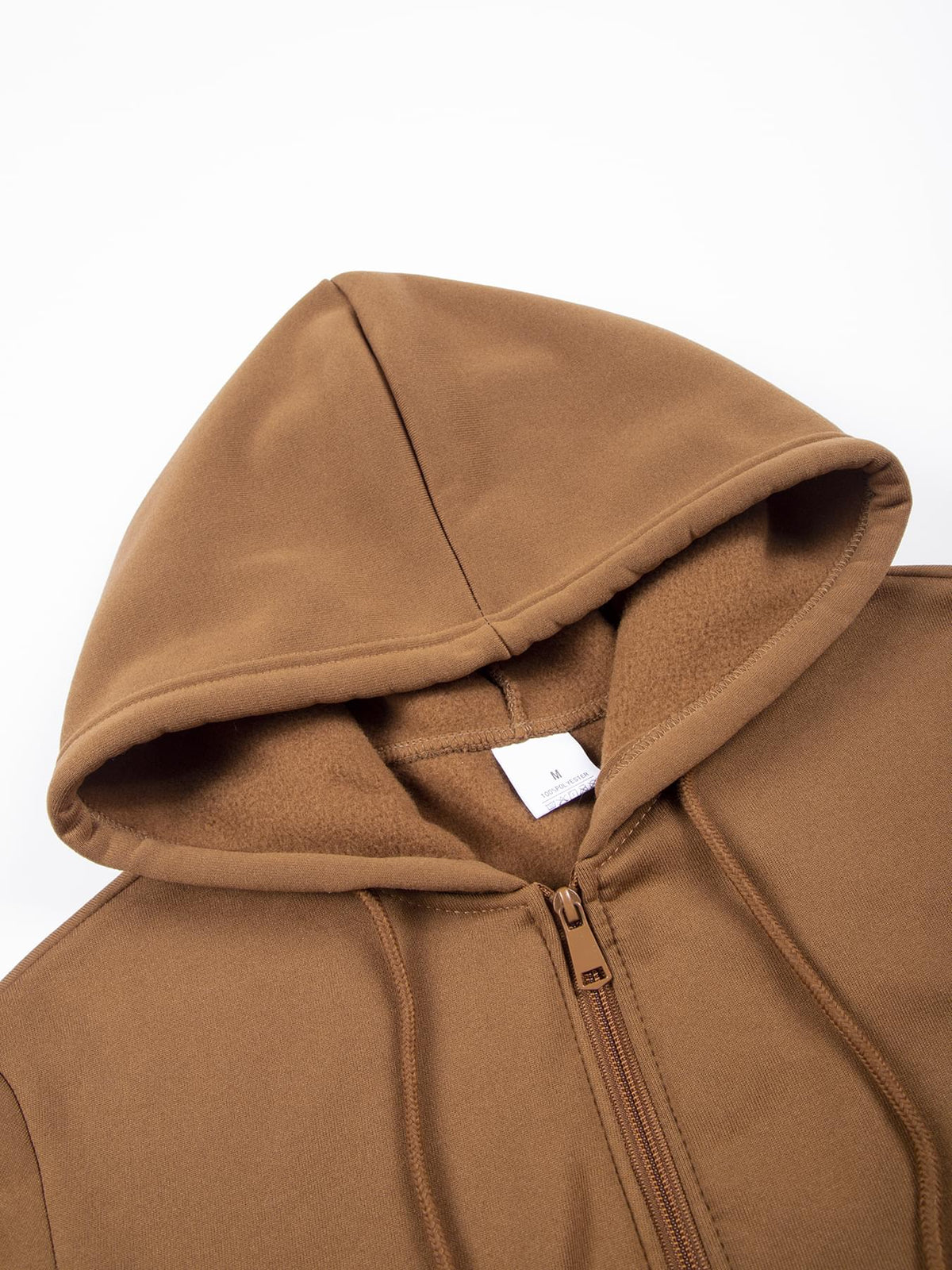 Herren Hoodie mit Reißverschluss, gefüttert, Langarm, Kängurutasche