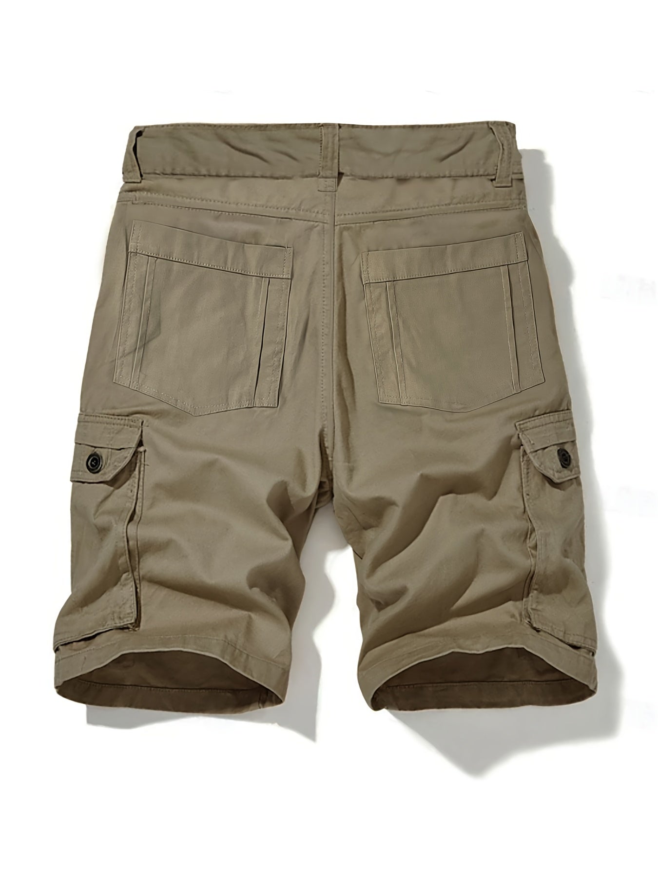 Herren Cargo Shorts mit Taschen und Flaggenmotiv – Outdoor & Freizeit