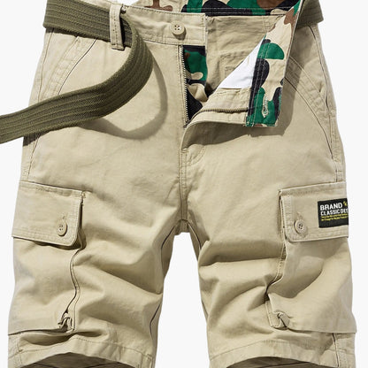 Herren Cargo Shorts mit Gürtel – Klassisches Freizeitdesign, Ideal für Outdoor und Alltag