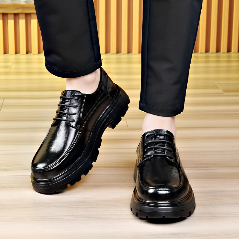 Herren Elegante Business-Schnürschuhe – Klassischer Vintage-Stil für Alltag & Büro
