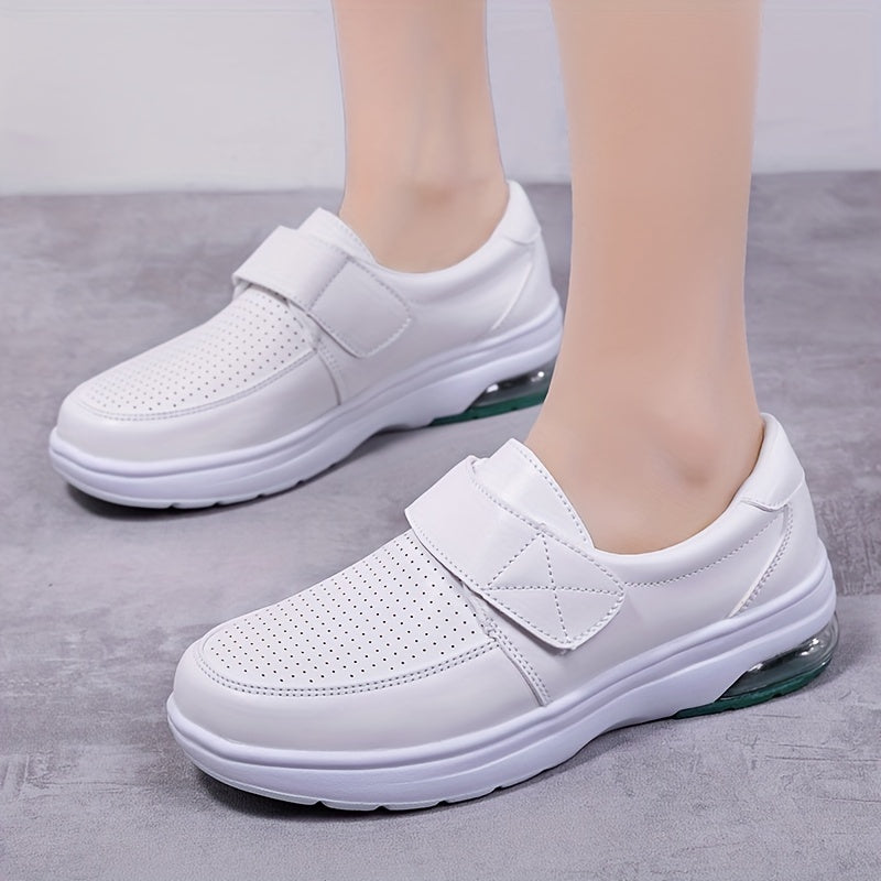 Damen Komfort-Slipper mit Luftpolster und Klettverschluss – Ideal für Beruf und Freizeit