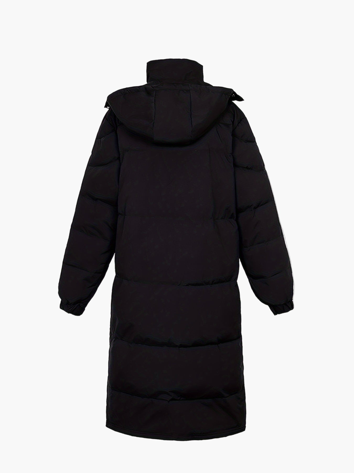 Herren Daunen-Steppmantel Lang – Warmer Wintermantel, Kapuze, Casual Style