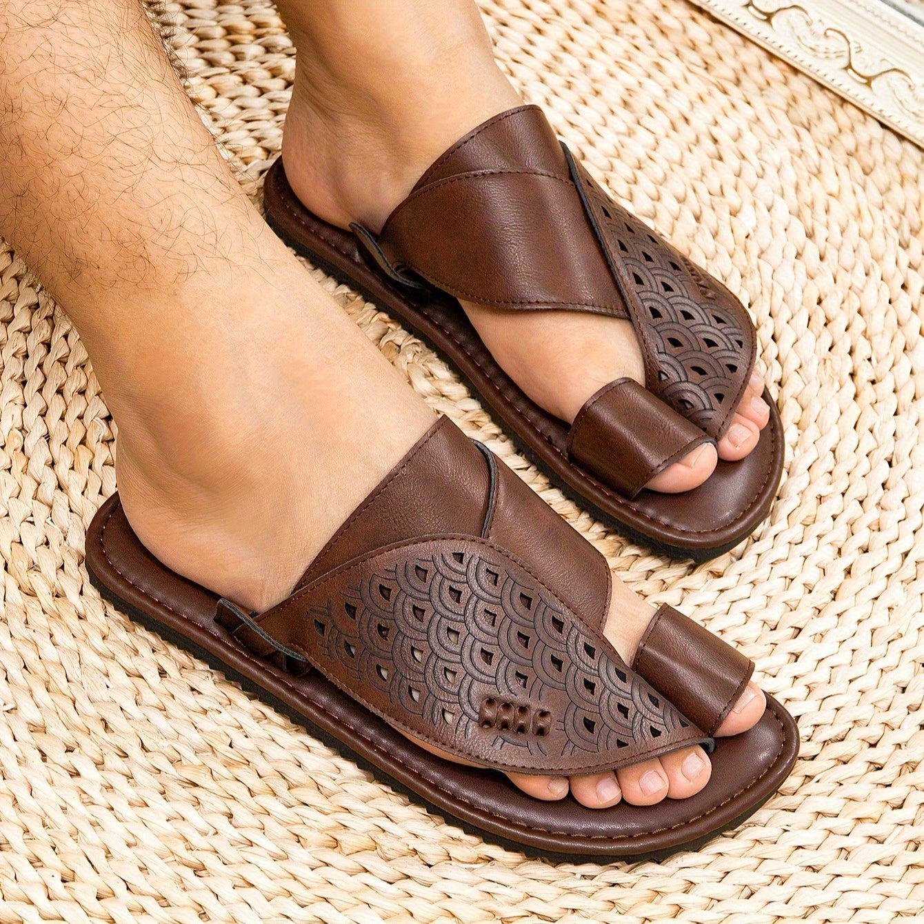 Herren Zehentrenner-Sandalen – Eleganter Stil für Alltag & Freizeit
