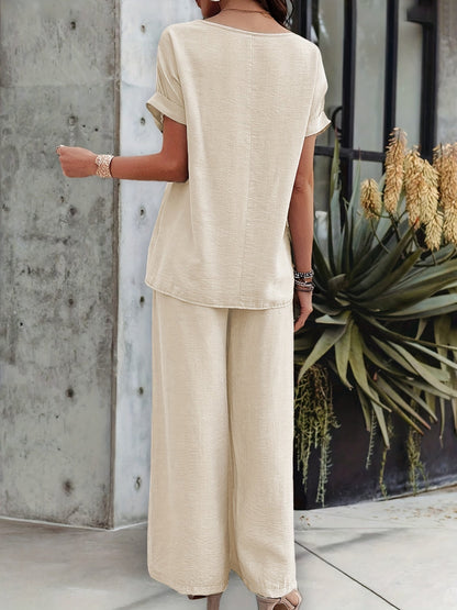 Damen Sommer Jumpsuit mit Häkel-Detail – Eleganter Einteiler für Strand und Alltag