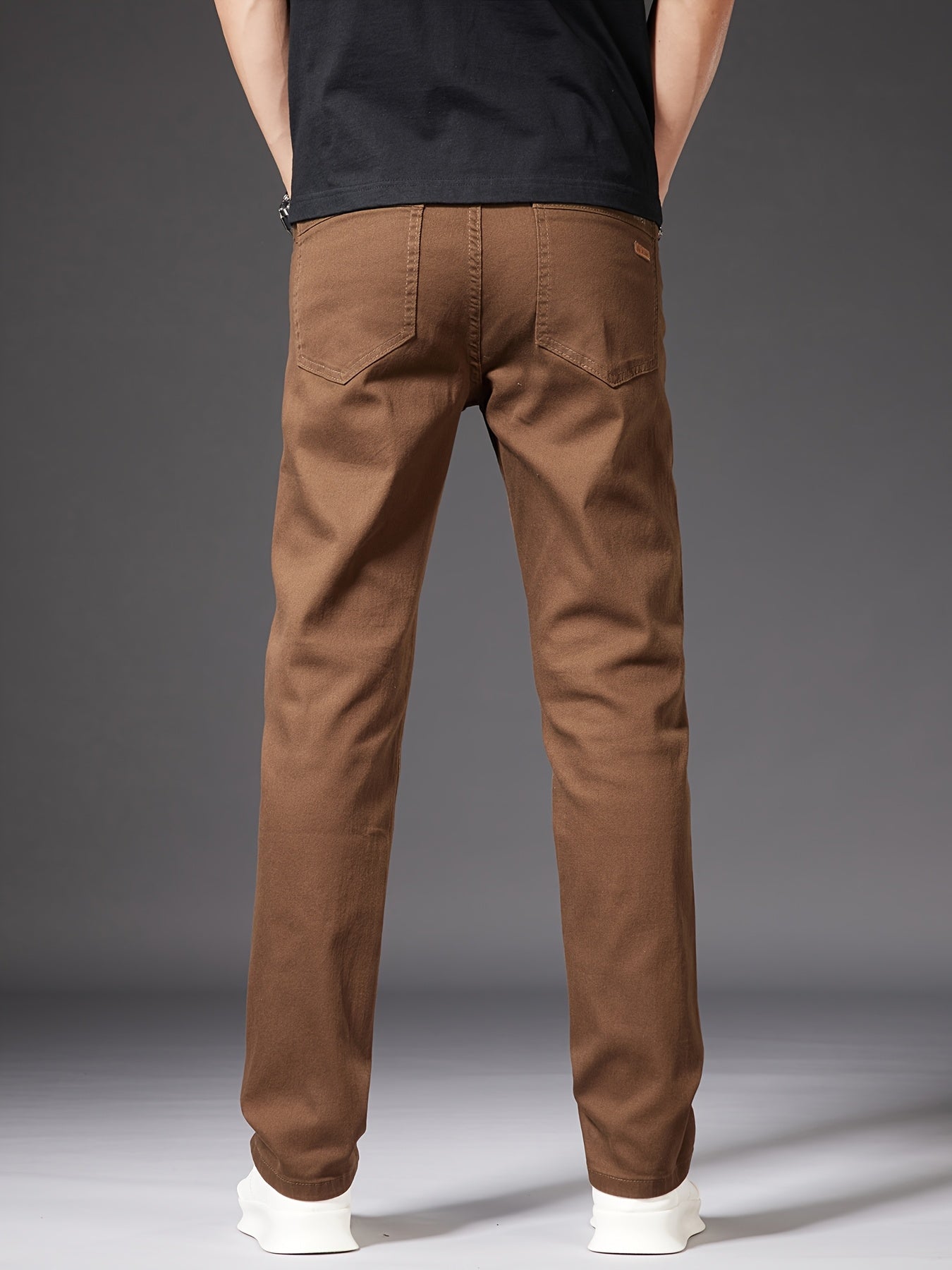 Herren Gerade Schnitt Freizeithose – Elegante Alltagshose für Business & Casual