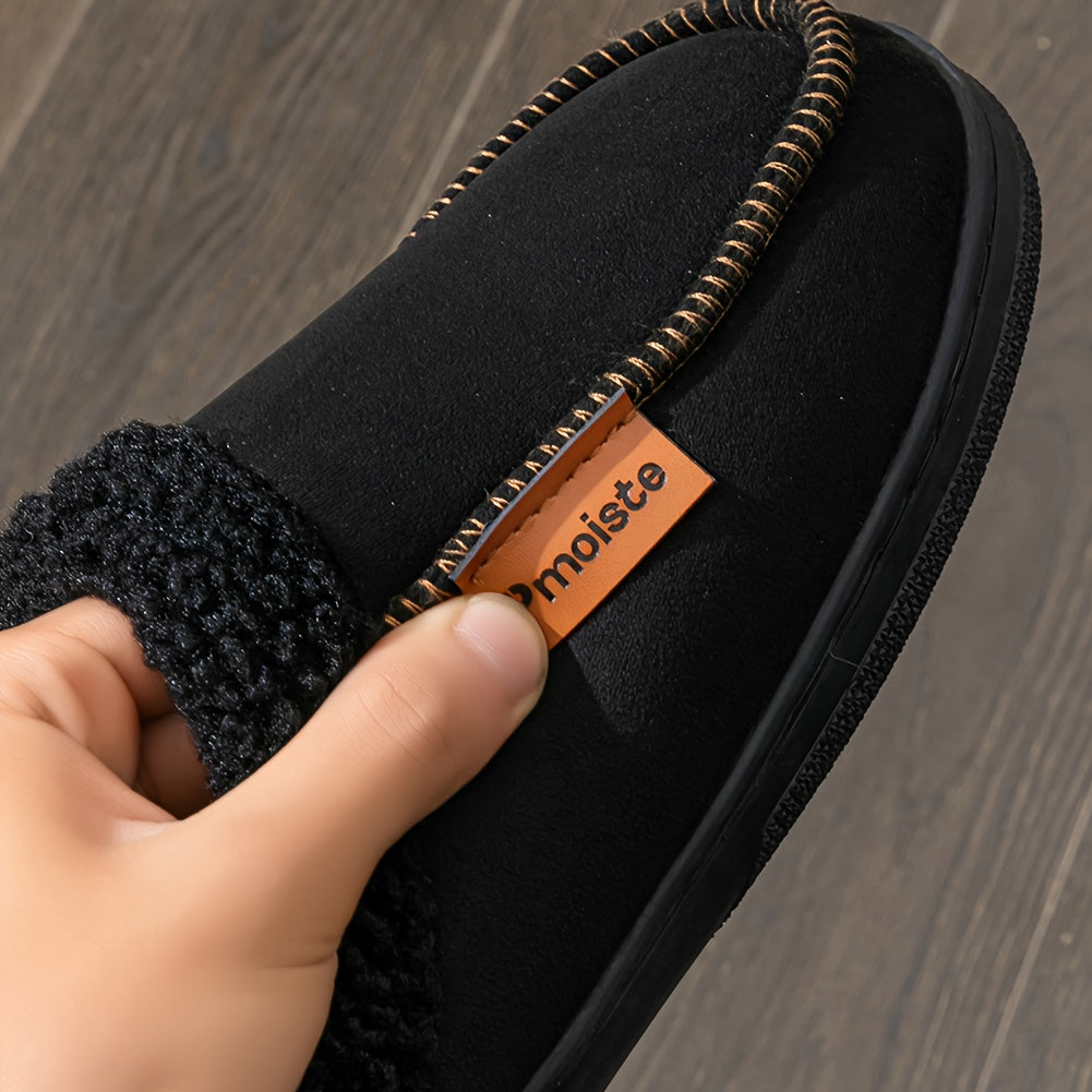 Unisex Winter Hausschuhe mit weichem Futter, Slipper