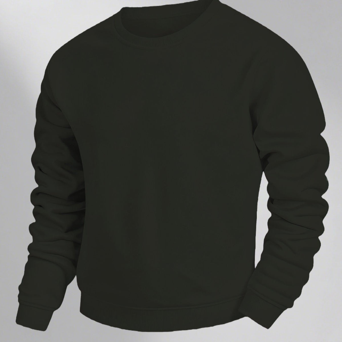 Herren Basic Rundhals Sweatshirt – Klassischer Look für Alltag & Freizeit