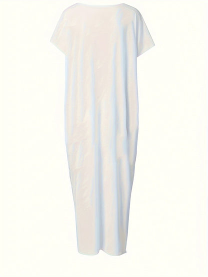 Damen Maxikleid Locker Elegant Lässiger Stil für Alltag und Freizeit