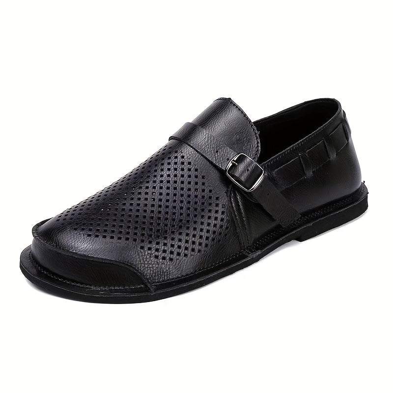 Herren Slip-On Loafer mit Schnalle – Eleganter und bequemer Freizeitschuh