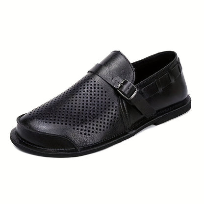 Herren Slip-On Loafer mit Schnalle – Eleganter und bequemer Freizeitschuh