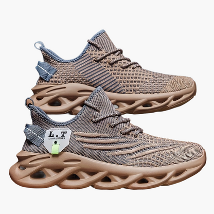 Herren Sneaker Sportliche Laufschuhe mit Atmungsaktivem Design und Modischer Sohle