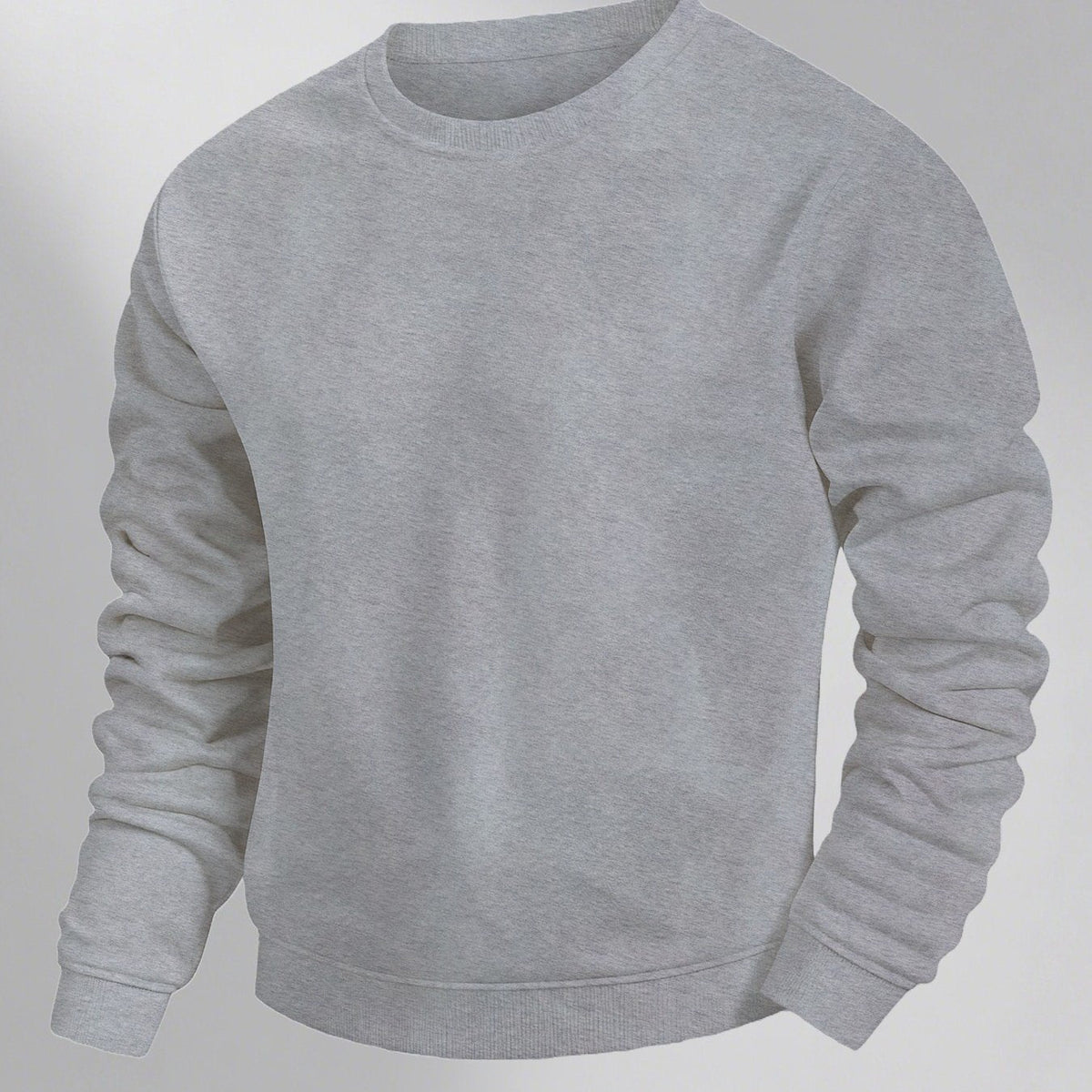 Herren Basic Rundhals Sweatshirt – Klassischer Look für Alltag & Freizeit