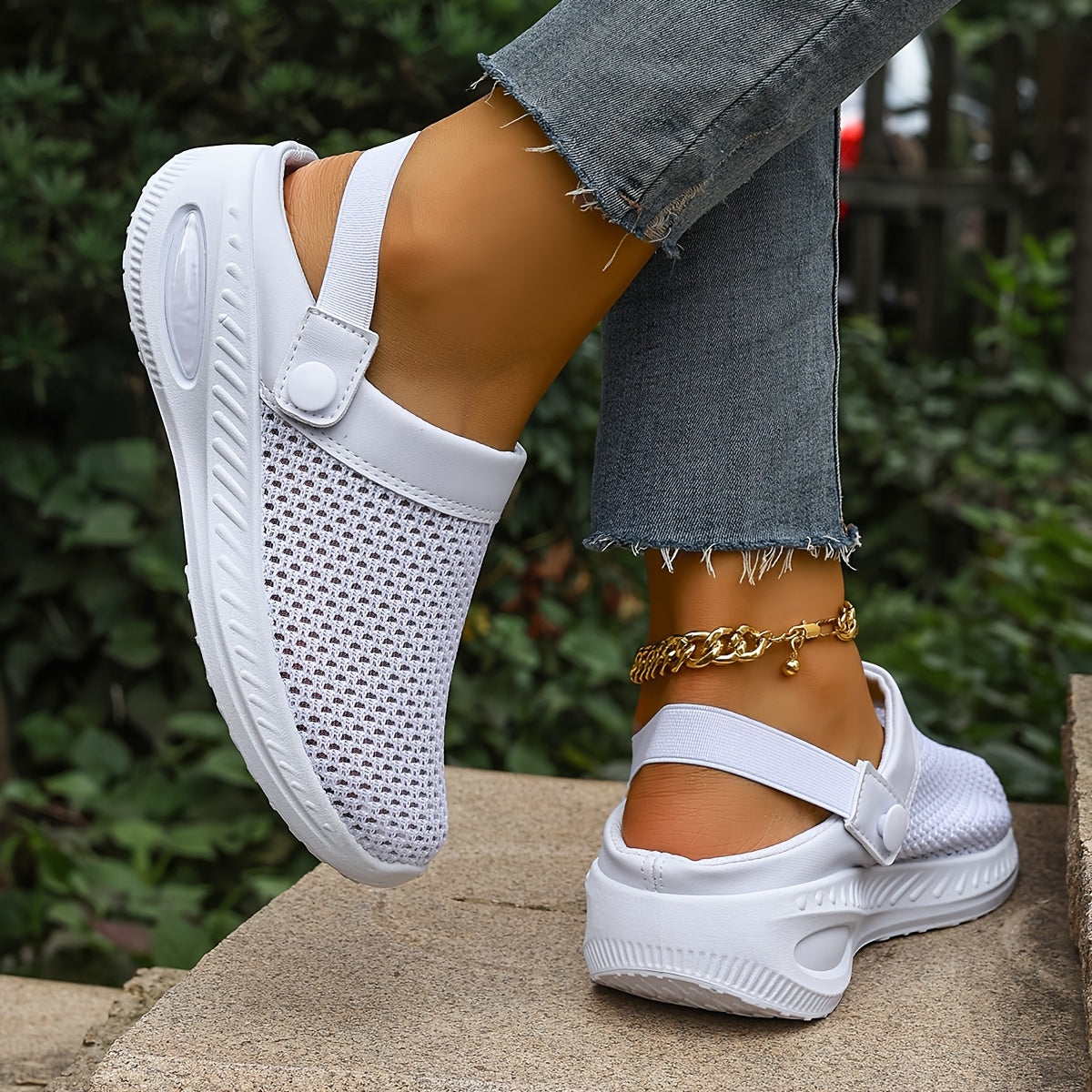 Damen Slip-On Mesh Clogs – Sportliche Freizeitschuhe mit Komfort für Alltag und Freizeit