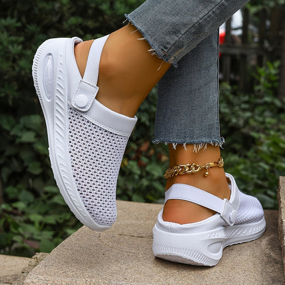 Damen Slip-On Mesh Clogs – Sportliche Freizeitschuhe mit Komfort für Alltag und Freizeit