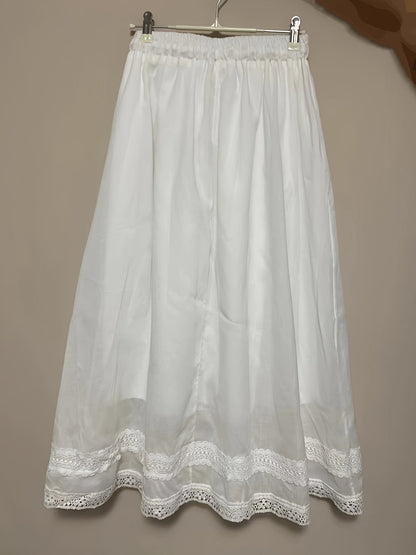 Damen Vintage Petticoat Unterrock mit Spitze – Eleganter Retro-Look für Kleider und Röcke