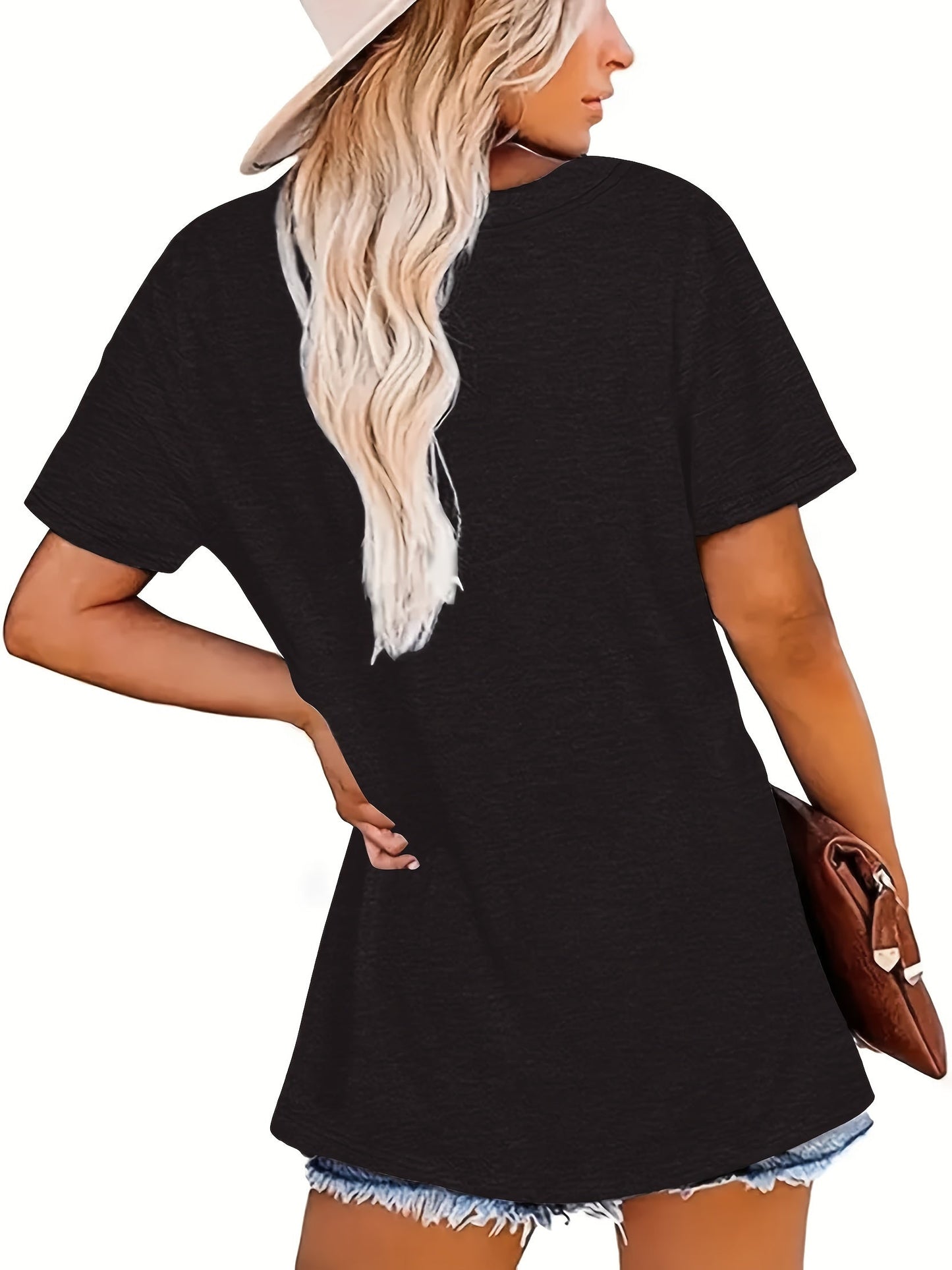 Damen T-Shirt mit Astronaut und Planeten Grafik – Stilvolles Freizeitshirt für Weltraumfans
