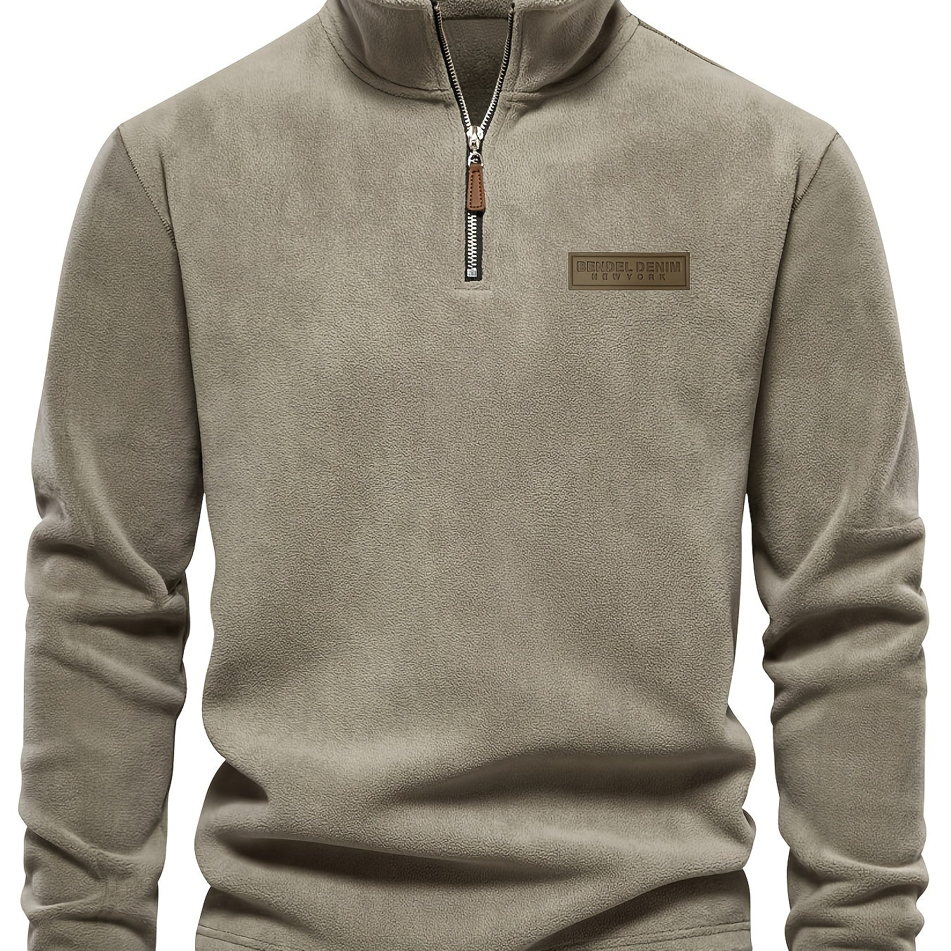 Herren Quarter-Zip Pullover – Moderner Freizeit-Look mit Stehkragen und Minimalistischem Design