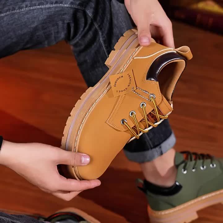 Herren Streetstyle Outdoor Schnürschuhe – Modische Freizeitschuhe für Alltag und Abenteuer