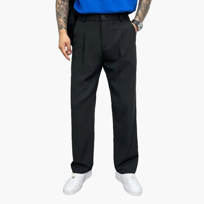 Herren Wide-Leg Anzughose – Moderner Schnitt für Alltag und Streetwear