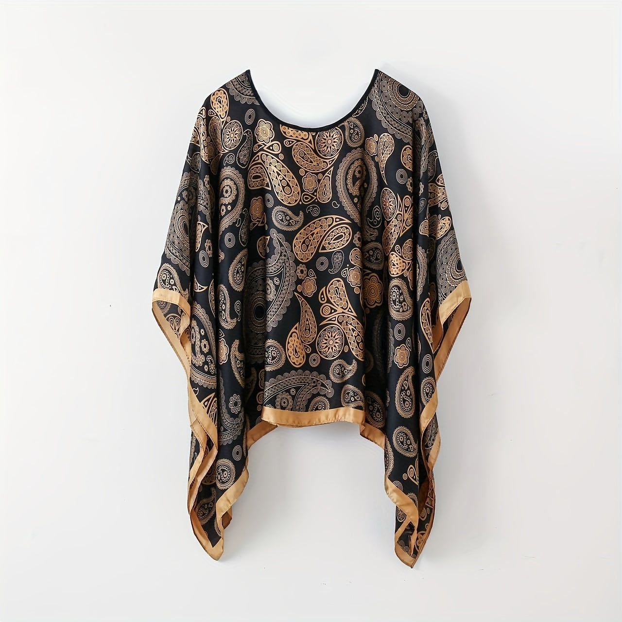 Damen Boho Poncho Tunika – Eleganter Überwurf für Strand und Freizeit