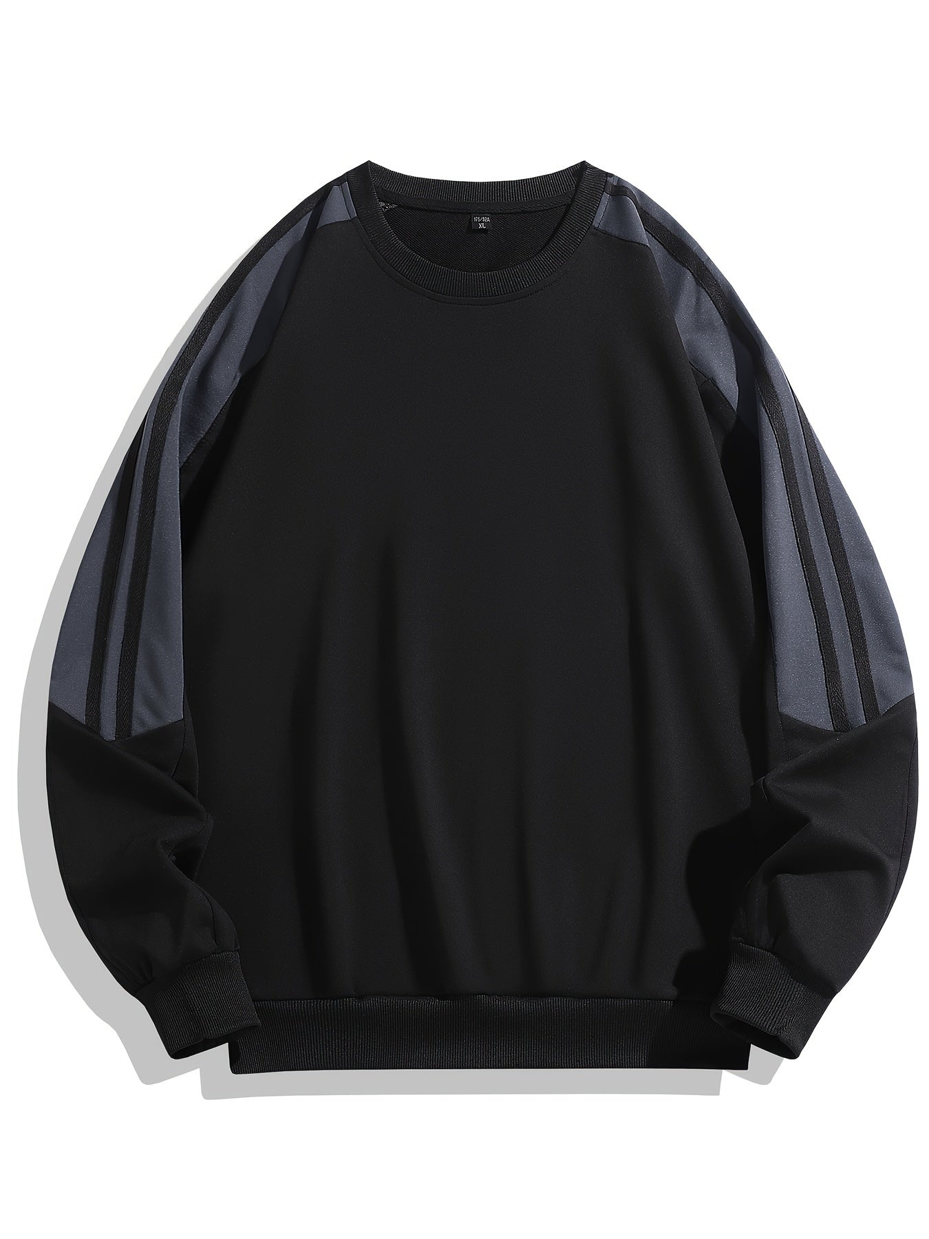 Herren Trainingsanzug Freizeit Sport Set – Bequemes Sweatshirt und Jogginghose im modernen Streifen-Design