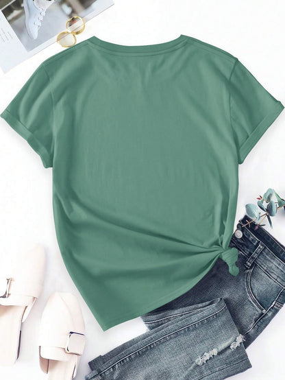 Damen T-Shirt mit Lavendel-Blumenprint – Künstlerisches Freizeitshirt für Alltag und besondere Anlässe