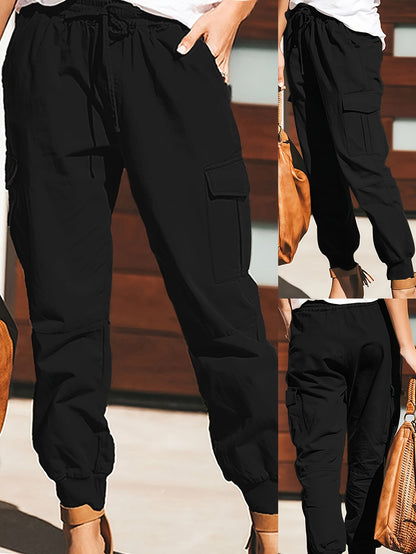 Damen Utility Joggerhose mit Cargo-Taschen – Lässiger Alltag & Freizeitstyle