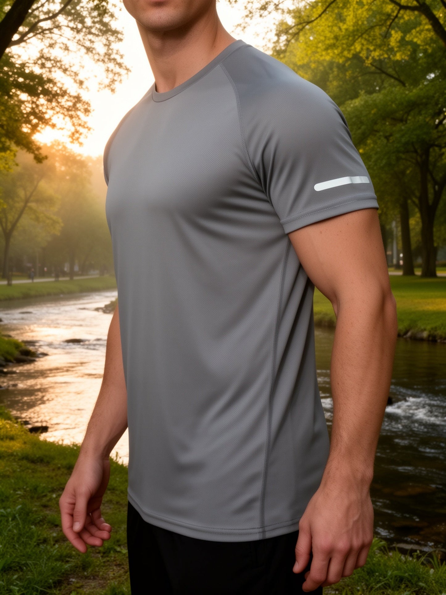 Herren Sport T-Shirt Funktionsshirt Kurzarm für Fitness & Outdoor