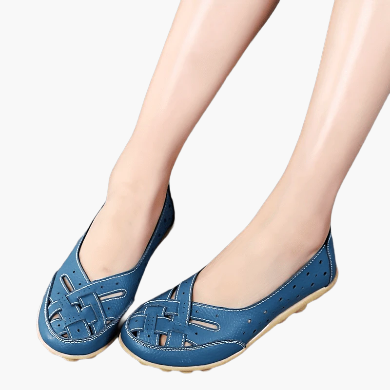 Damen Komfort-Ballerinas mit geflochtenem Design – Bequeme Slipper für Alltag und Freizeit