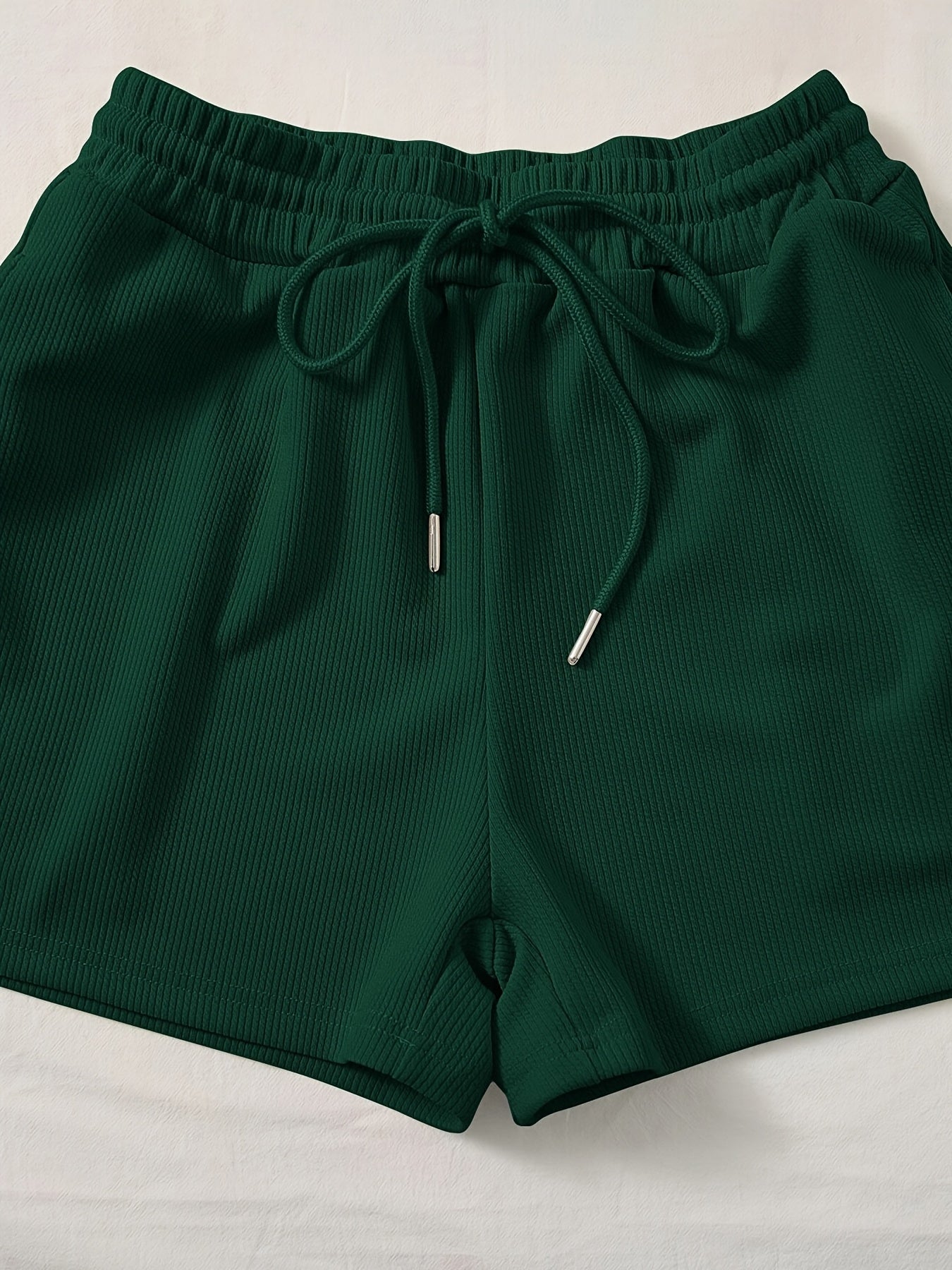 Damen Freizeit Set Crop Top und Shorts für Sommer, Sport & Alltag
