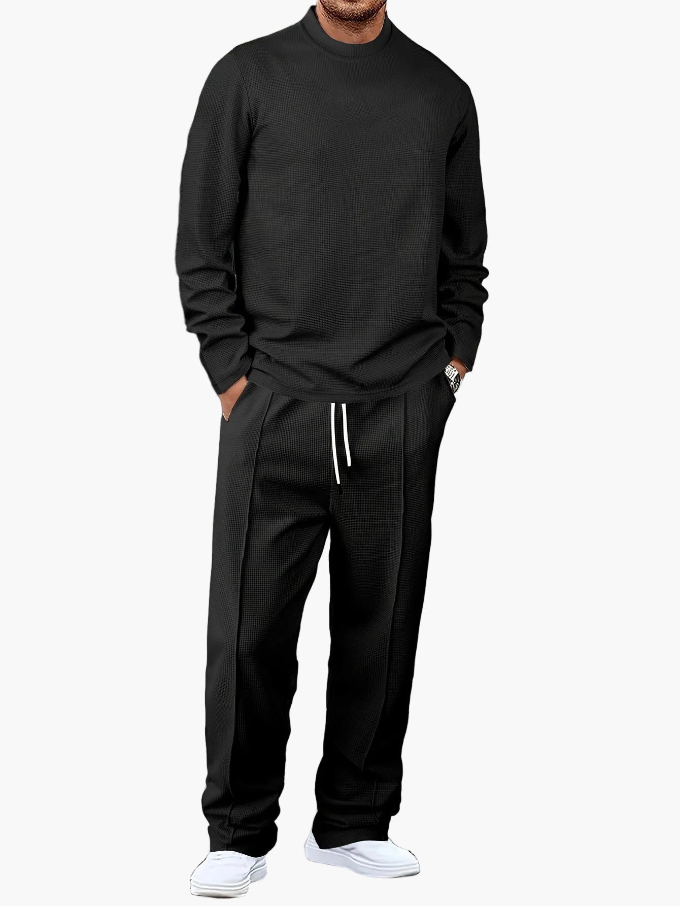 Herren Freizeit Trainingsanzug Set – Komfortabler Style für Alltag und Sport
